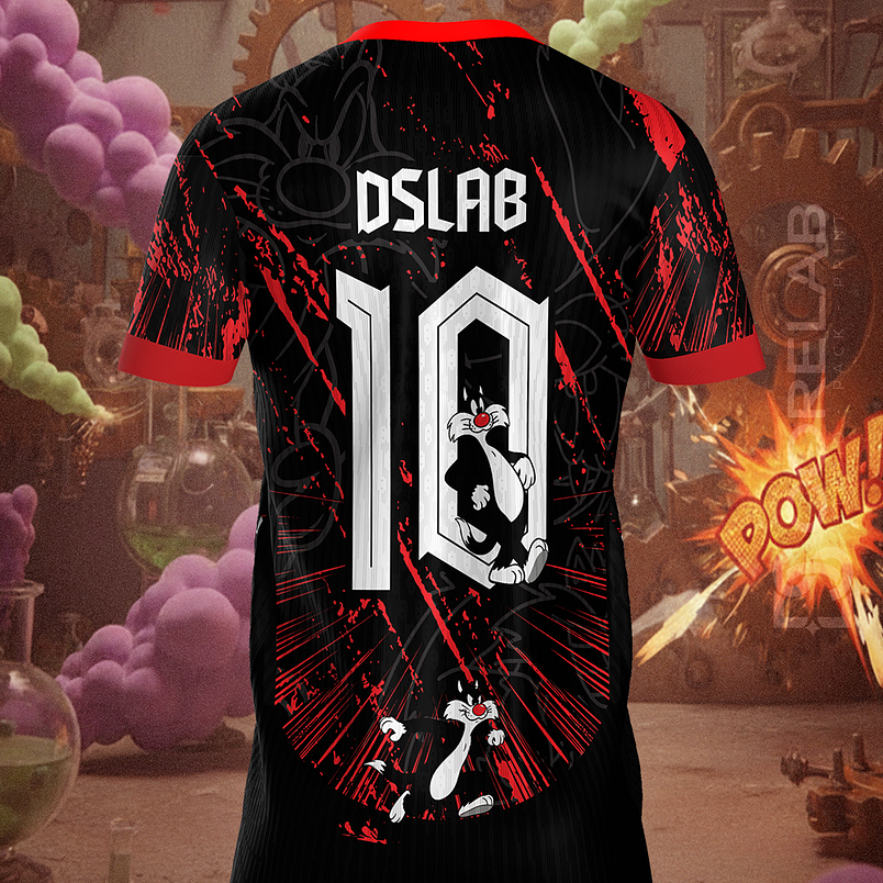 Arte Frajola Arquivo Vetorial Exclusivo para Sublimação e Camisas  3