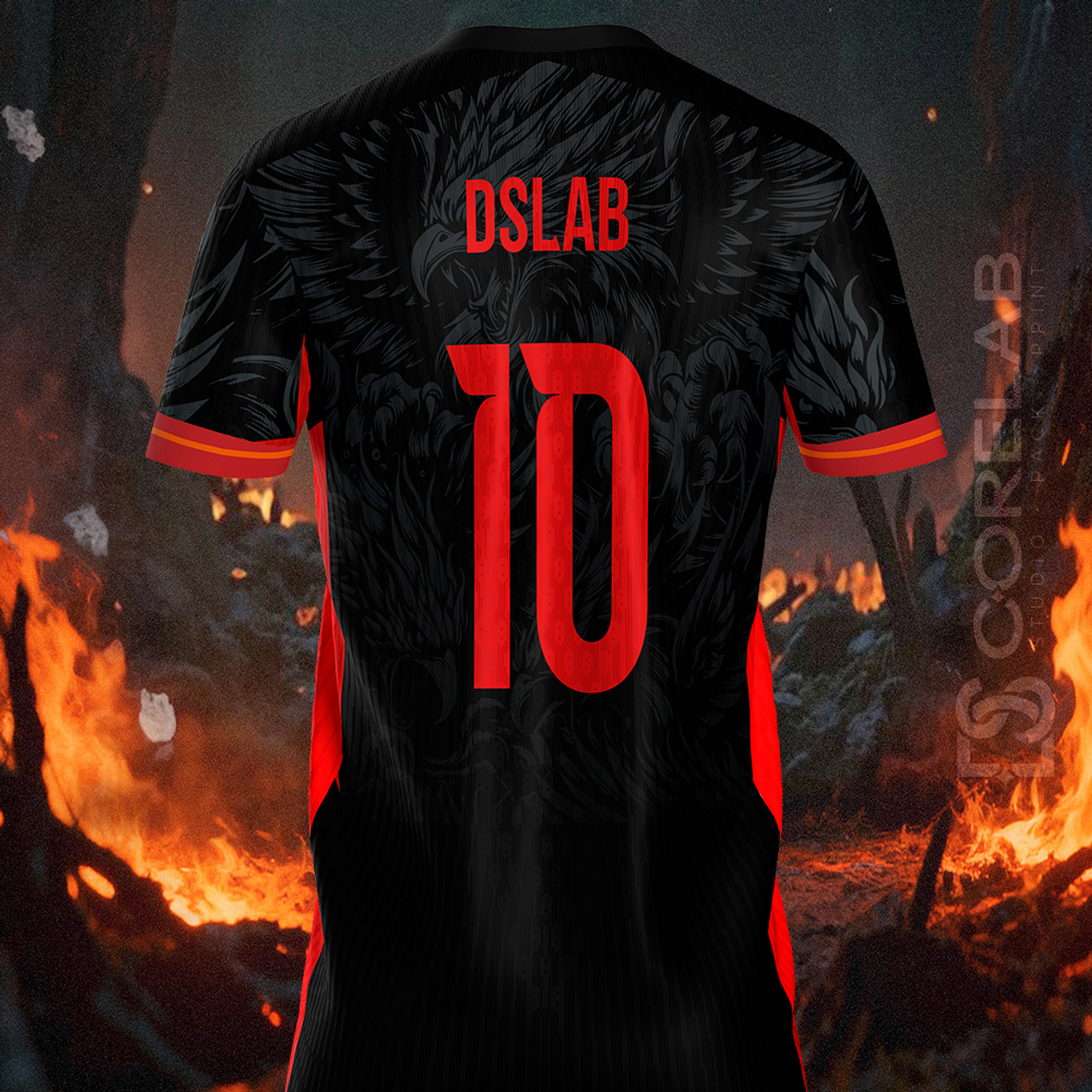 Design Fenix Al black Arquivo Vetorial Exclusivo para Sublimação e Camisas  -  3