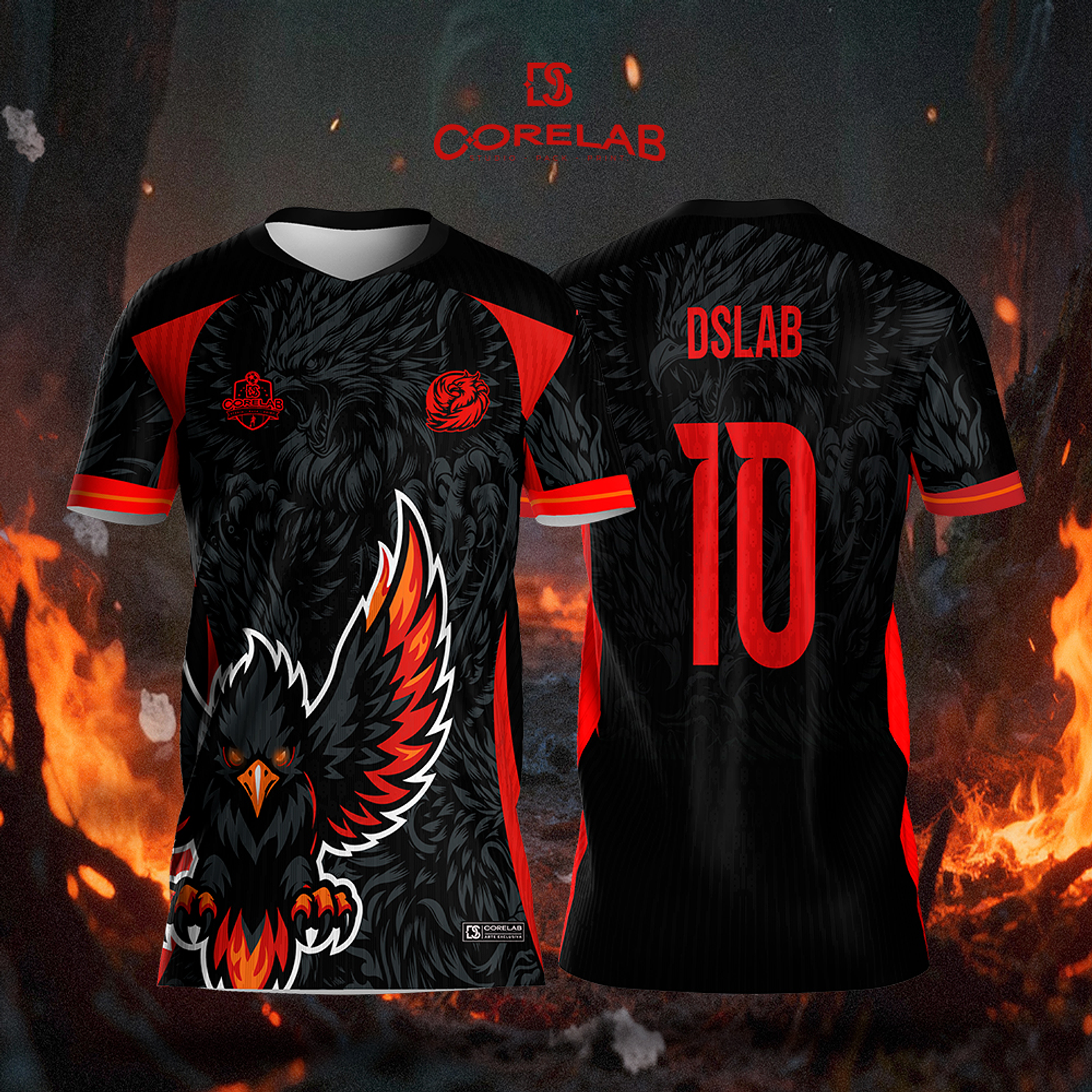 Design Fenix Al black Arquivo Vetorial Exclusivo para Sublimação e Camisas  -  1