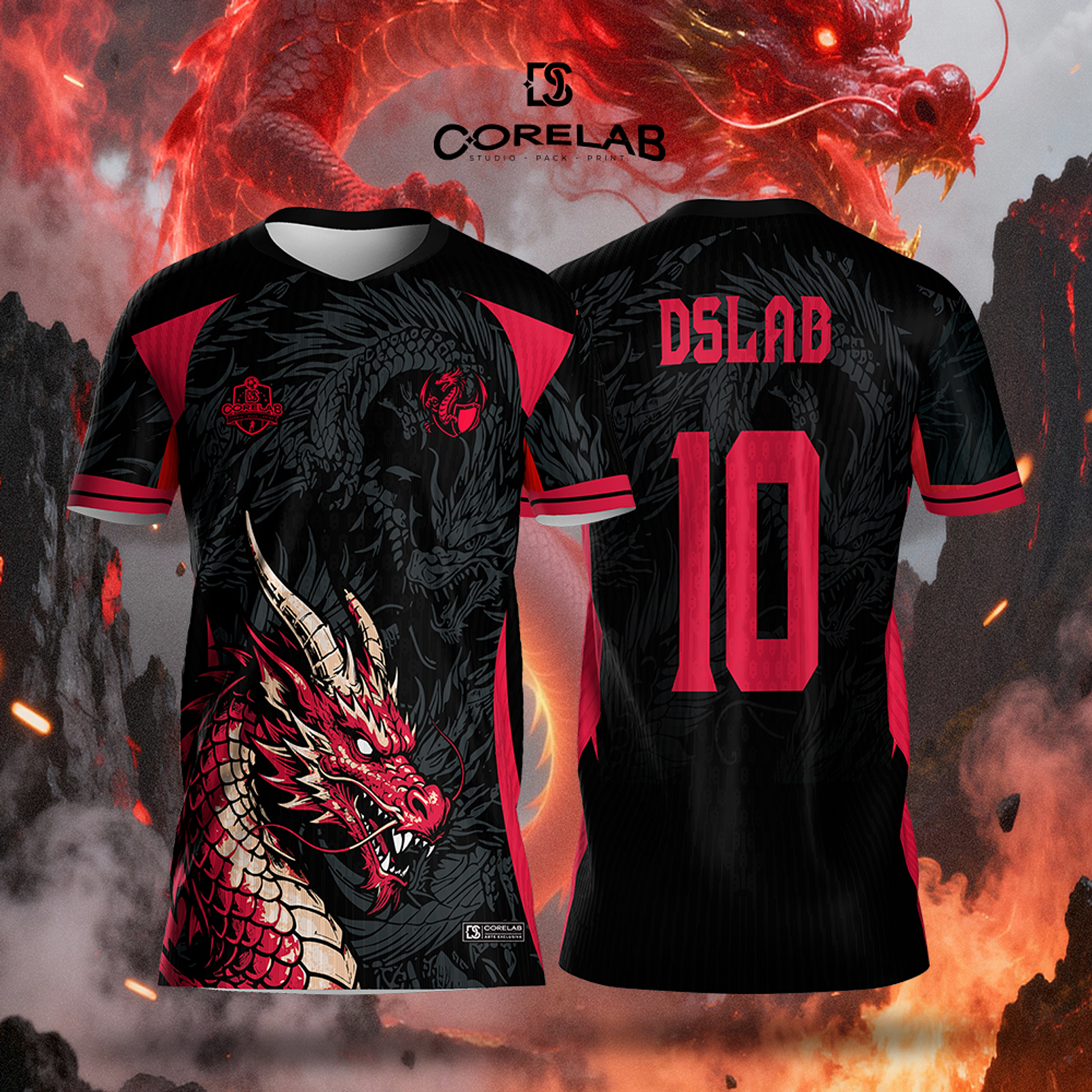 Design Dragão Fire Arquivo Vetorial Exclusivo para Sublimação e Camisas  1