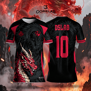 Design Dragão Fire Arquivo Vetorial Exclusivo para Sublimação e Camisas 