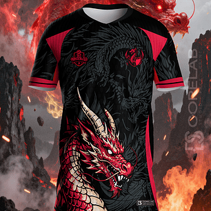 Design Dragão Fire Arquivo Vetorial Exclusivo para Sublimação e Camisas 