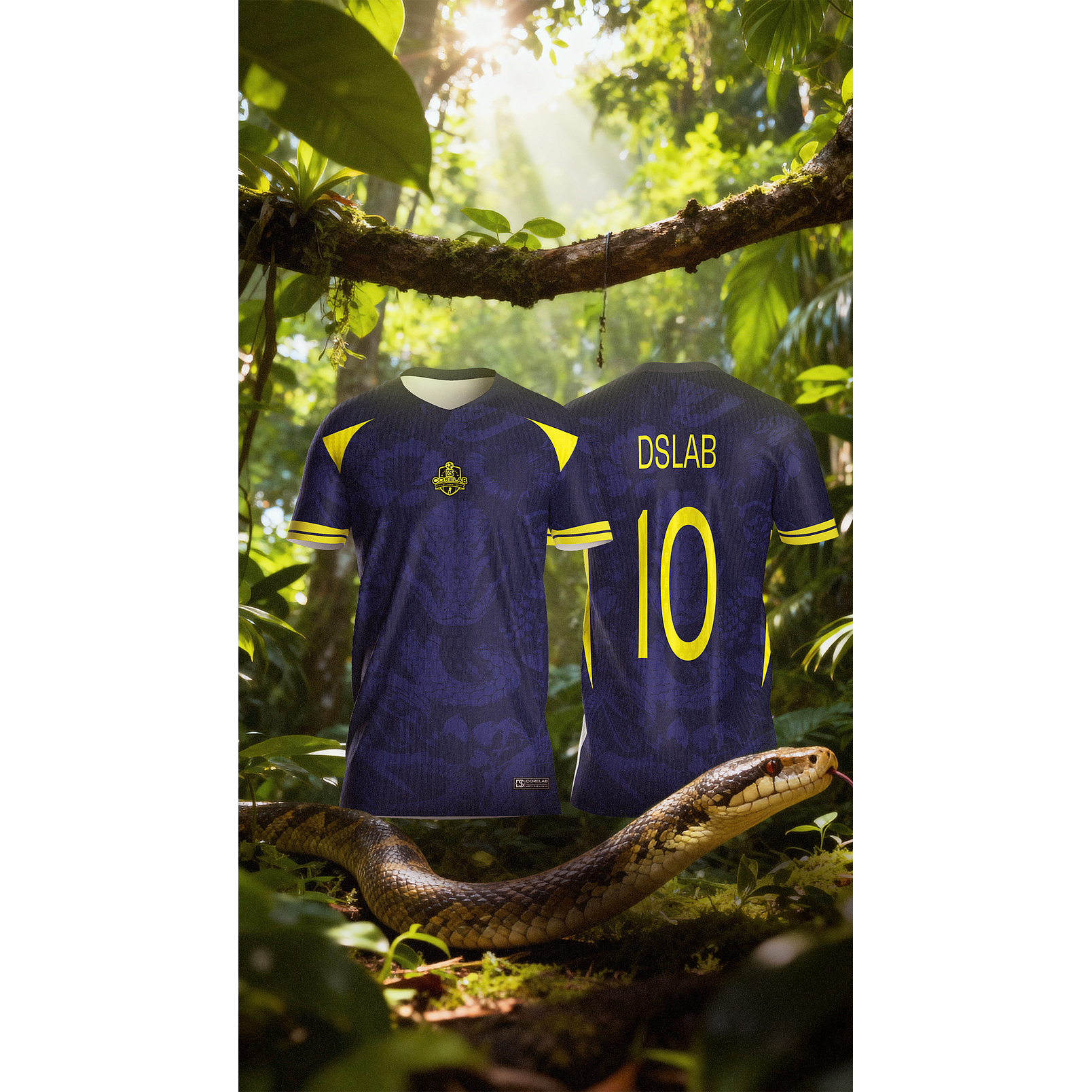 Design Exclusivo Cobra Arquivo Vetorial  para Sublimação e Camisas 1