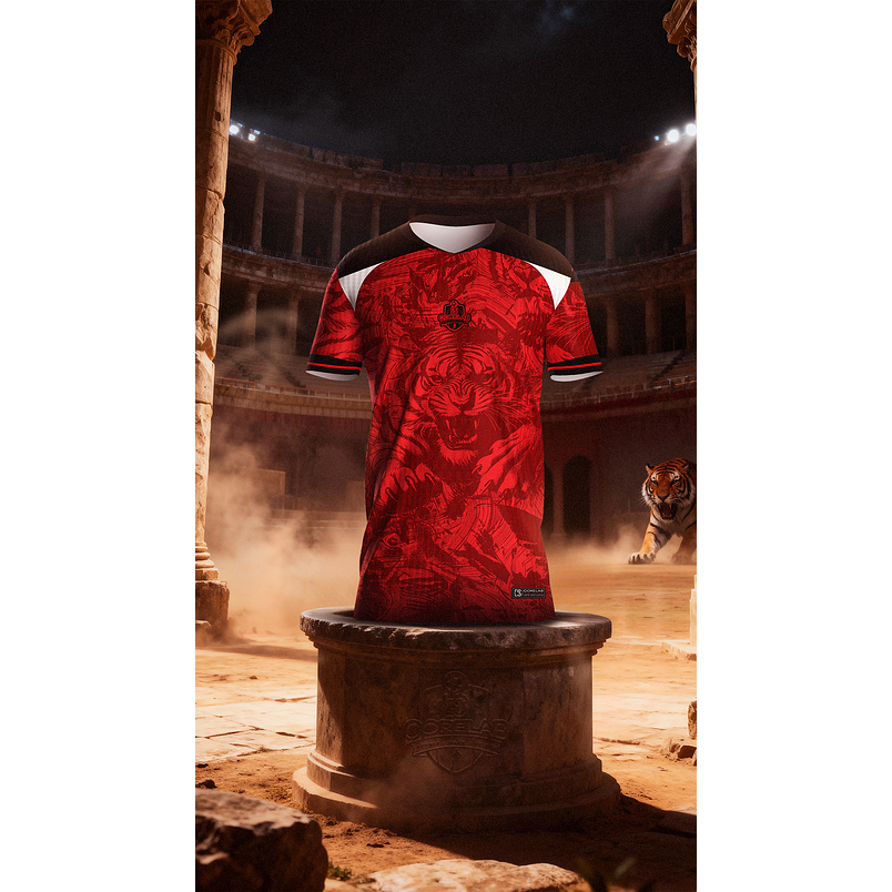 Design Exclusivo Tigre Feroz  Arquivo Vetorial  para Sublimação e Camisas 2