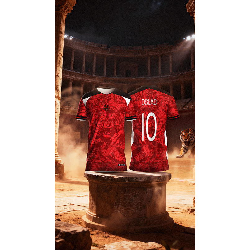 Design Exclusivo Tigre Feroz  Arquivo Vetorial  para Sublimação e Camisas 1