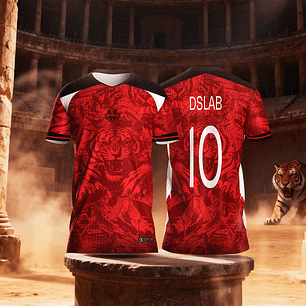 Design Exclusivo Tigre Feroz  Arquivo Vetorial  para Sublimação e Camisas