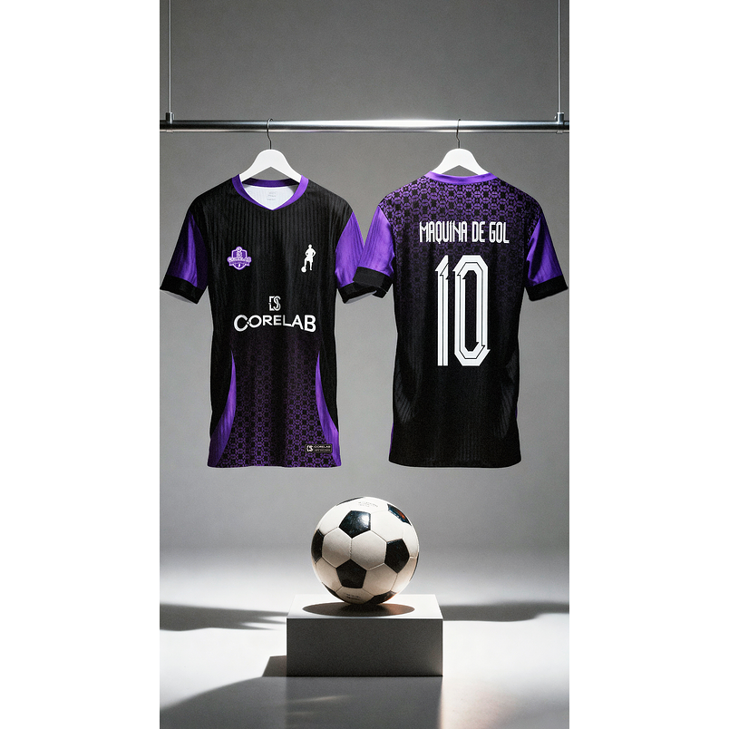 Estampa Roxa e Preta com Padrão Geométrico • Arte Vetorial para Sublimação e Camisas • Arquivo Digital Premium 5