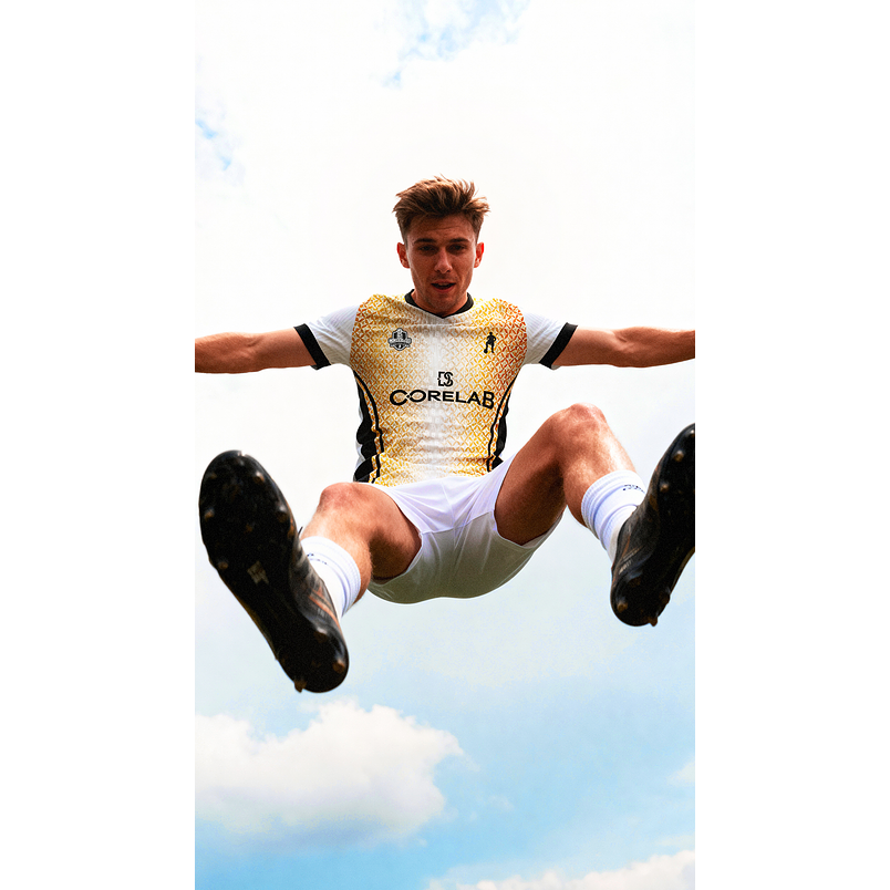 Design Dourada e Branca Geométrica Premium • Arte Vetorial Sublimação e Camisas • Design Exclusivo Moderno 4