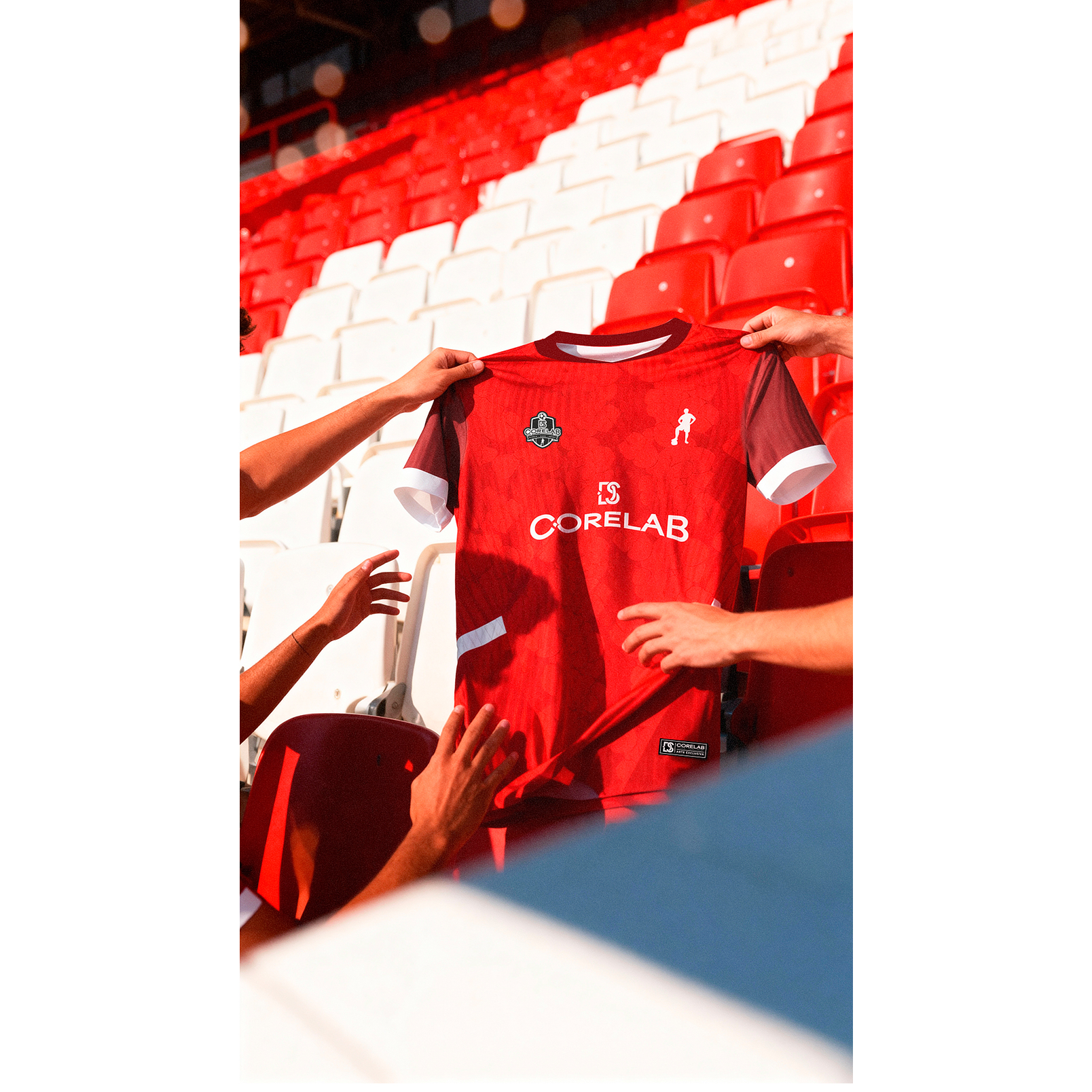 Estampa Vermelha Abstrata Esportiva • Arte Vetorial para Sublimação e Camisas • Arquivo Digital Premium 3