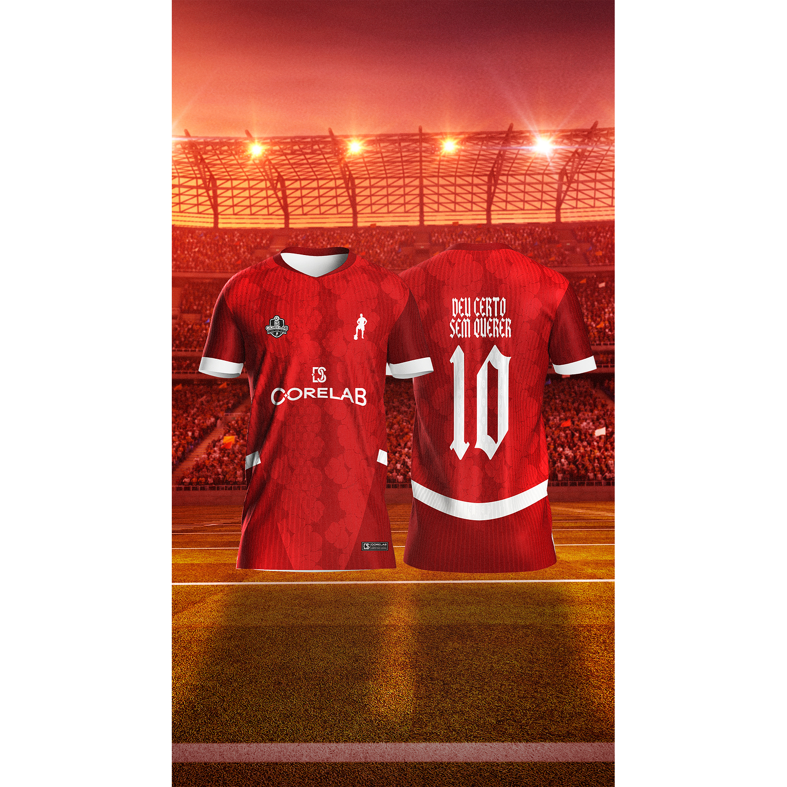 Estampa Vermelha Abstrata Esportiva • Arte Vetorial para Sublimação e Camisas • Arquivo Digital Premium 5