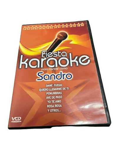 Karaoke Dvd Vcd Coleccion Oro Sandro Original