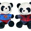 Osos Pandas Peluches Super Heroes  28 Cms Suaves