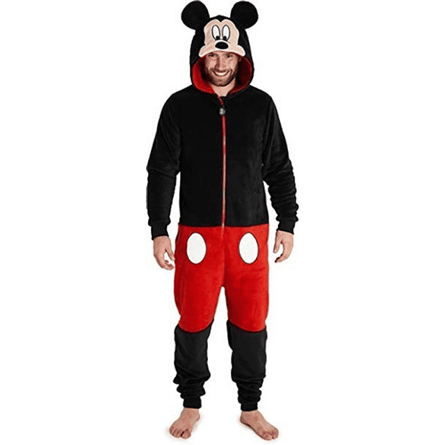 Disney Mickey Mouse Pijama Hombre Entero Una Pieza Original