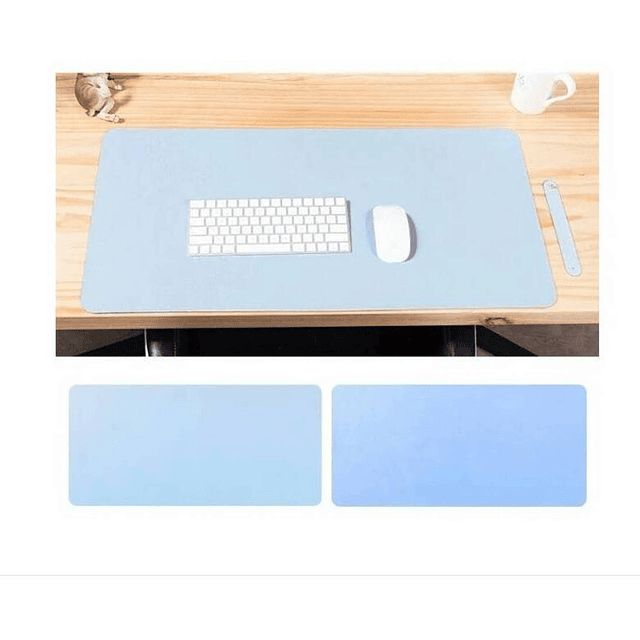 Mousepad De EcoCuero Impermeable Reversible 80x40