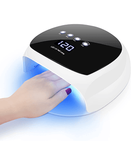 Lampara secador uñas LED UV 80W  automatica
