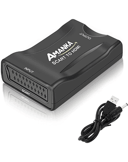 AMANKA SCART a HDMI convertidor 1080P