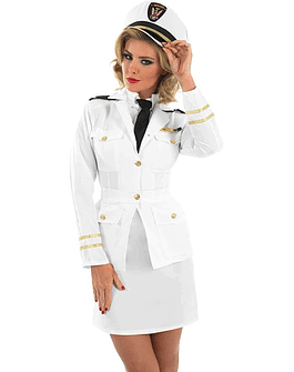 Disfraz de Capitana naval talla XXL (ADULTO)