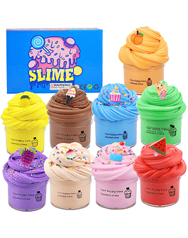 Slime kit: 9 paquetes de mini slime 