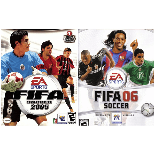PACK EASPORTS - FIFA SOCCER 2005 al 2009 - PC - USADO