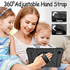 BMOUO Funda para Samsung Galaxy Tab A8 de 10.5 pulgadas 2022, Galaxy Tab A8, a prueba de golpes [soporte giratorio] [correa de mano y hombro] Funda para niños para Samsung Galaxy T...