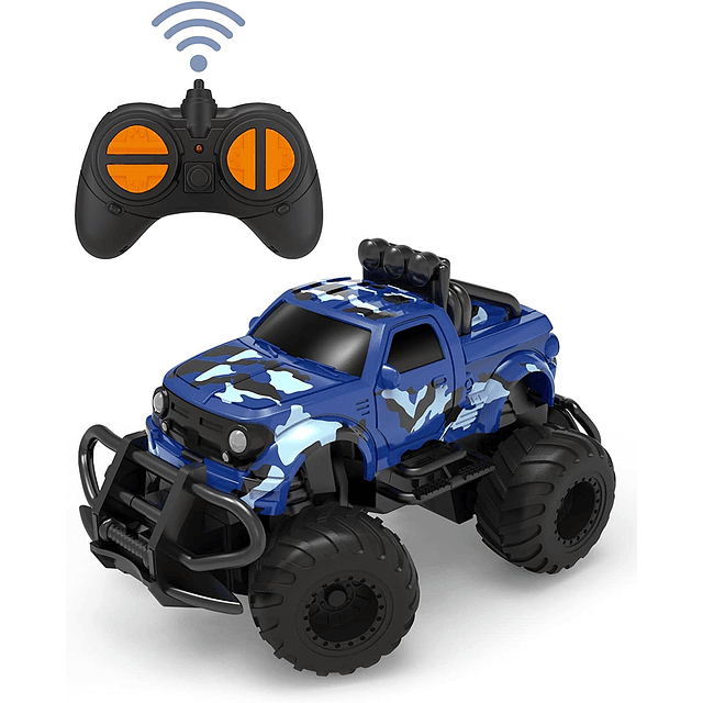 EHO Auto a control remoto para niños de 3 a 5 años, 4 a 7, juguetes para niños de 4 a 5 años, auto de carreras con camión monstruo de 2.4 GHz para niños, juguete de 1/43 para niños...
