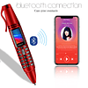 Mini teléfono móvil K07 Pen, pantalla pequeña de 0,96 pulgadas, Doble SIM, GSM, Bluetooth, marcador, cámara, linterna, bolígrafo de grabación