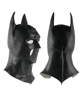 Máscaras de Batman hombre completa, látex, Bruce Wayne, caballero oscuro versión 1989