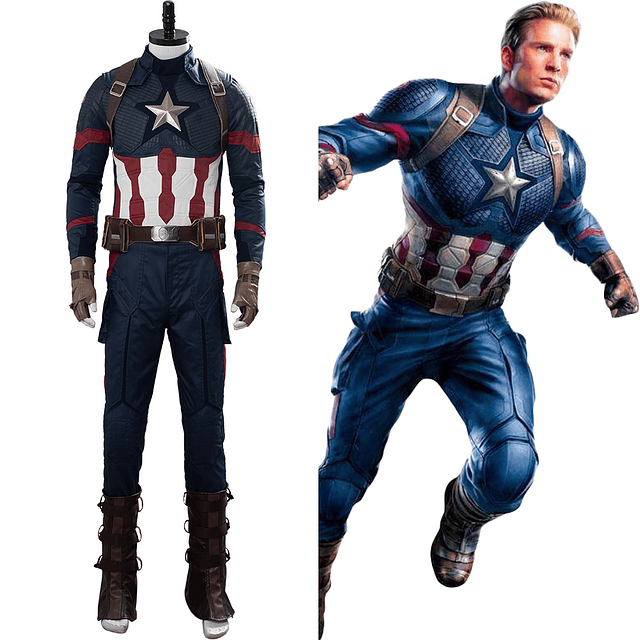 Disfraz de capitán cos América para hombre adulto, traje ...