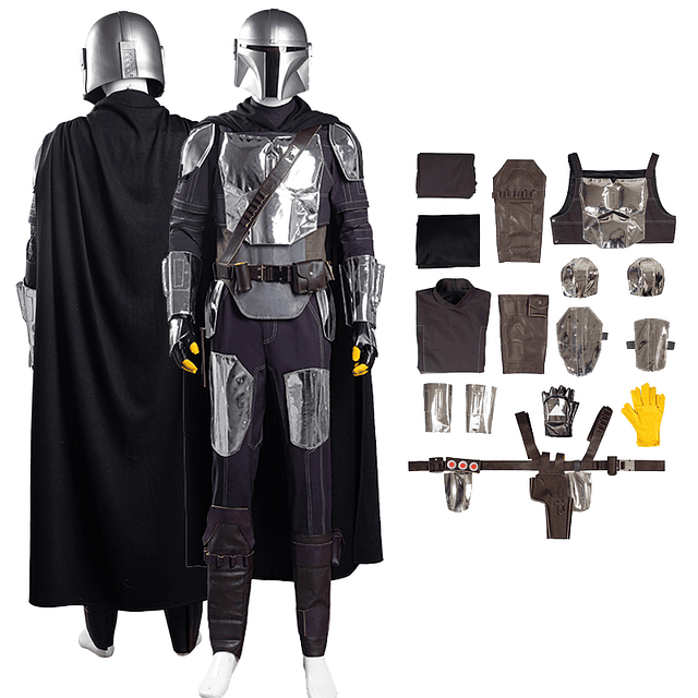 Disfraz de Lorian S2 para hombre, traje de armadura Beskar para adultos, uniforme de batalla a la moda para fiesta de Halloween, ropa de juego de rol