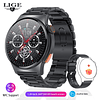 LIGE- Smartwatch Hombre, Resistente al agua, Bluetooth, ECG, GPS compatible con IOS y Android, 2023