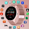 LIGE- Smartwatch 2022 de mujer Pulsera resistente al agua IP67 Pantalla táctil, Bluetooth, compatible con Android e iOS