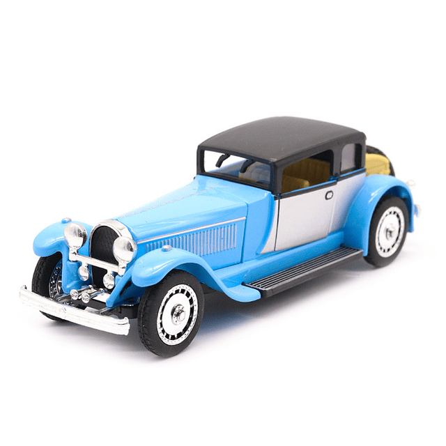 Modelo de coche clásico Vintage para niños, juguete de aleación extraíble, vehículos fundidos a presión, decoración de pasteles, regalo de cumpleaños, Y129, 1:28