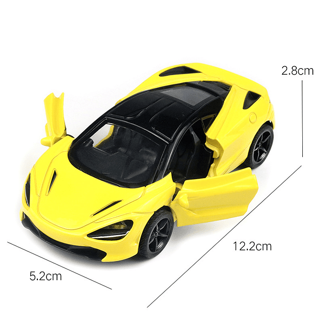 Modelo de coche deportivo de simulación a escala 1:36, aleación de Metal fundido a presión, vehículos de juguete para niños, colección de regalo para niños, Y118