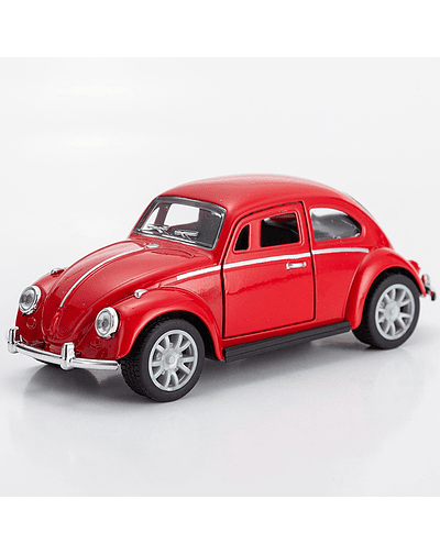 Modelo de coche clásico de Metal fundido a presión, Mini coche de aleación, juguetes para niños, colección de regalos, 1:32, VW Beetle