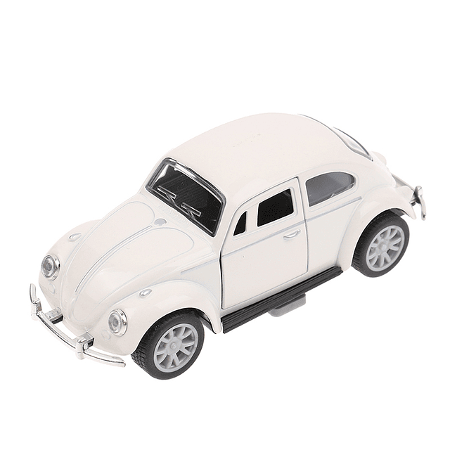 Modelo de coche clásico de Metal fundido a presión, Mini coche de aleación, juguetes para niños, colección de regalos, 1:32, VW Beetle