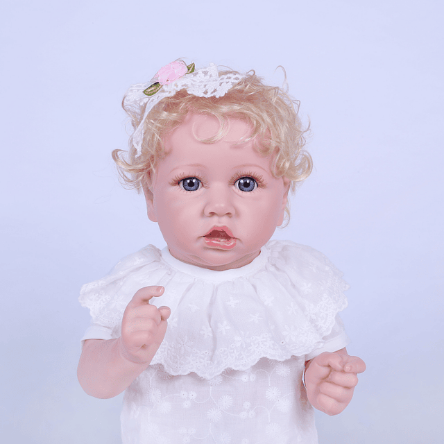 Muñeca de silicona de cuerpo completo de 50Cm, resistente al agua, Reborn, Maddie, pintura a mano con venas visibles, tono de piel 3D realista, regalo para niñas