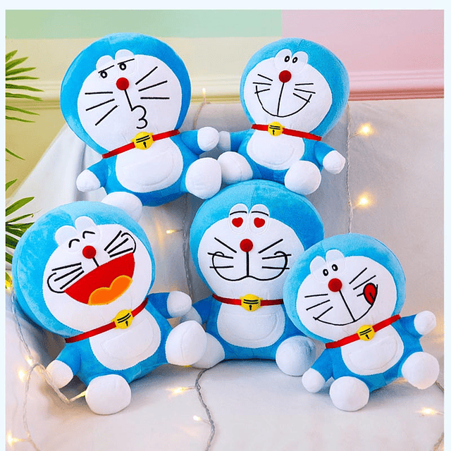 Kawii-muñecos de peluche Doraemon de 50CM, peluches suave...
