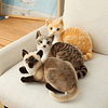 Juguetes de peluche de simulación de gato para niños, gatito Siamés americano de 25-40 cm, muñeco de peluche de Animal de peluche, decoración del hogar, regalo para bebé