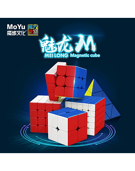 Cube Moyu Cube magnétique 4x4x4, MOYU Meilong 4M Version magnétique Cube de vitesse 4x4 Cube magique professionnel, Cube magnétique 4x4 Jouets Moyu cube Magnetic 4x4x4 cube Game cu...