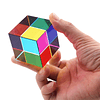 Cubo de Color Prisma de 40mm (1,57 pulgadas), tres colores primarios, ciencia Popular, experimento de Color óptico, juguetes para el hogar, juguete Neocubes de Color