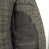 Esmoquin Retro marrón a cuadros para novio, trajes de boda ajustados hechos a medida para hombres, Blazer, trajes hechos a medida, chaqueta, pantalones, chaleco de 3 piezas