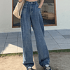 Pantalones vaqueros Vintage de cintura alta para mujer, ropa holgada de pierna recta, estilo Harajuku de los años 90, Y2k