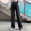 Pantalones vaqueros holgados Vintage para mujer, ropa de calle de cintura alta, moda coreana, Y2k