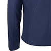 Lenshin-traje de tela lisa antiarrugas para mujer, traje de pantalón azul marino con botones ocultos, encuadernación de contraste, conjunto de dos piezas, trajes de pantalón de mod...
