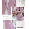 Blazer elegante para mujer, abrigo fino de temperamento con un solo botón, diseño clásico Simple, informal, a la moda, nuevo