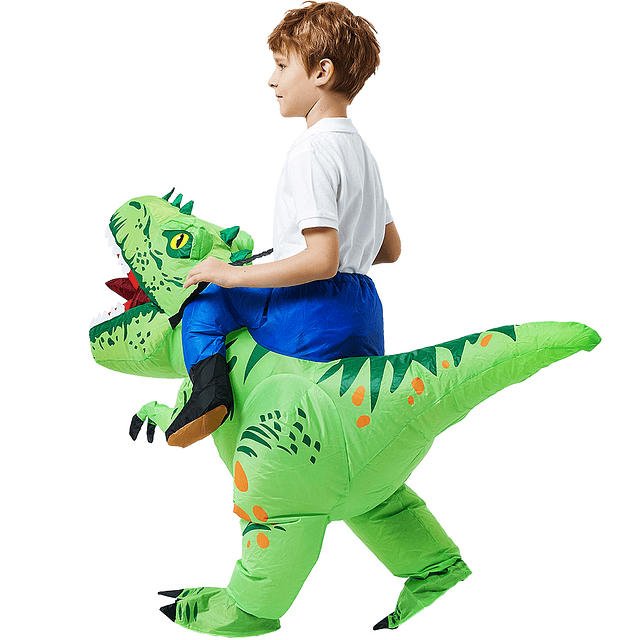 Disfraz inflable de dinosaurio para niños y niñas, traje de Anime, mascota de dibujos animados, disfraces de Cosplay para fiesta de Halloween, nuevo