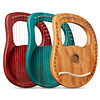 ARPA de Lira de 16 cuerdas y 19 cuerdas, 10 Instrumentos de cuerda, Kit de arpa artesanal, instrumento Musical de arpón Musical, LQQ15XP