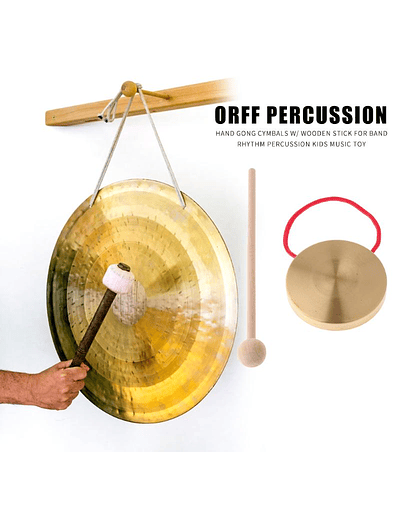 Platillos de cobre de 21cm para mano, instrumento Musical tradicional chino, con palo de madera, para percusión de ópera, de la campana rítmica de banda