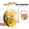 Platillos de cobre de 21cm para mano, instrumento Musical tradicional chino, con palo de madera, para percusión de ópera, de la campana rítmica de banda