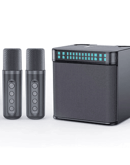 Altavoz Bluetooth con micrófono portátil inalámbrico, altavoz de alta potencia con LED colorido de YS-223, 100W, sonido para fiesta familiar, Karaoke, Subwoofer, Boombox